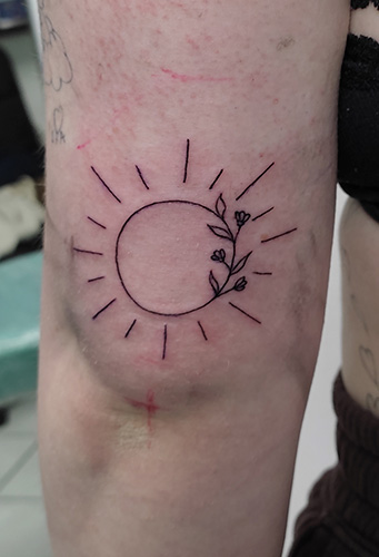 Sun Flower Tattoo