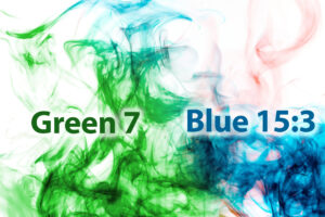 Pigmente Green 7 und Blue 15:3 Verbot